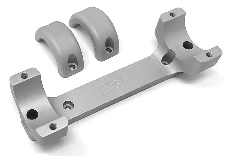 DNZ Products 11083 Game Reaper 1" Medium Silver Scope Mount for Ruger 10/22