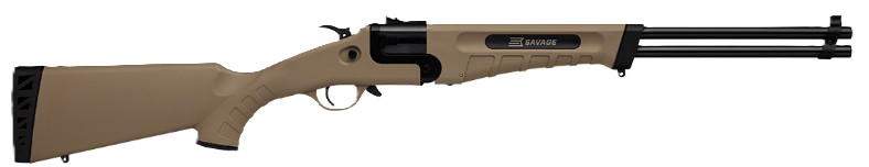 Savage 23003 42 Takedown Rifle/Shotgun .22WMR/.410 FDE Synthetic/Black