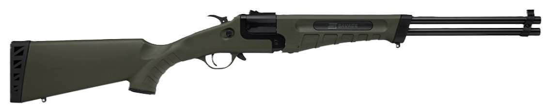 Savage 23001-SAV Rifle/Shotgun 42 Takedown 22WMR/410 OD Green