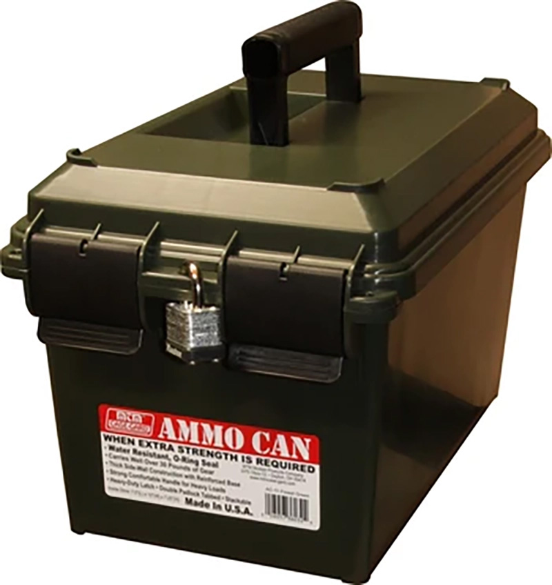 MTM Case-Gard AC11 Ammo Can Forest Green Polypropylene 707 CU
