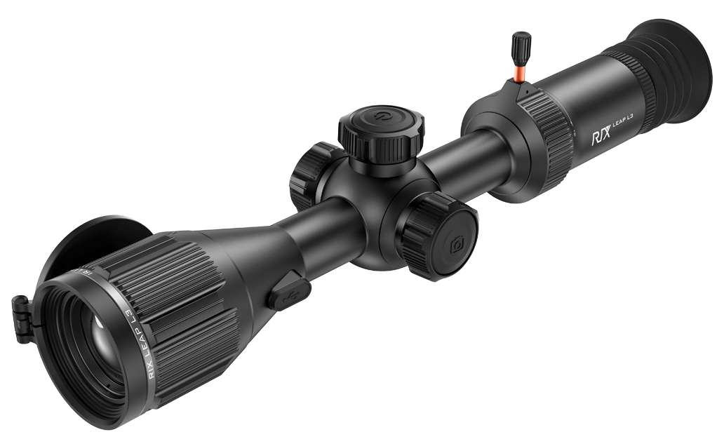LEAP Series Thermal Riflescope 384x216 VOx Sensor 3.2-9.6x Zoom OLED Display