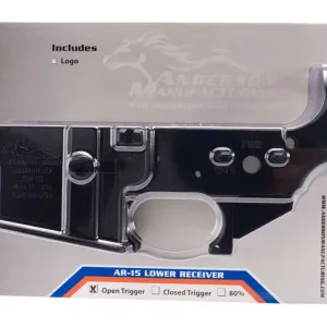 Anderson AM-15 Lower Receiver Multi-Caliber 7075 T6 Aluminum Black