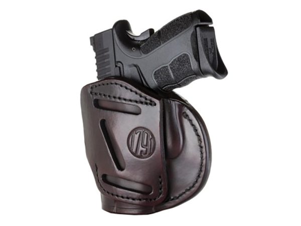 1791 Gunleather 4 Way Holster Right Hand Signature Brown Size 04