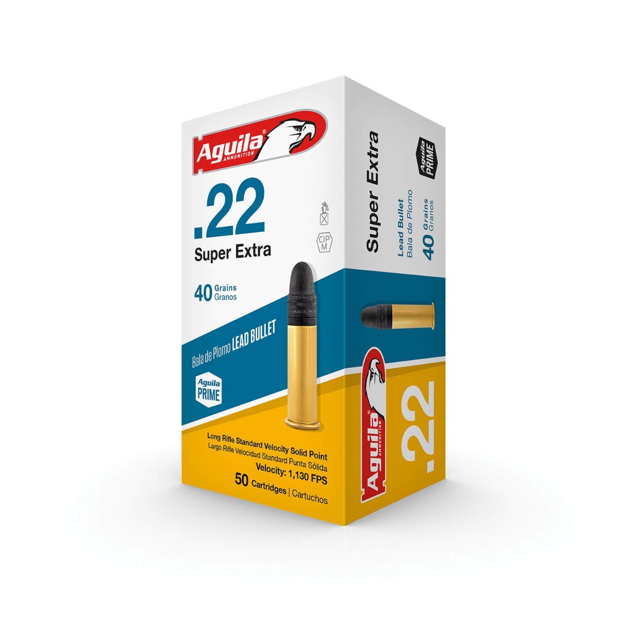 Aguila Ammunition .22 LR SV Rifle Ammo - 40 Grain Solid Point 50rd Box 1B220332