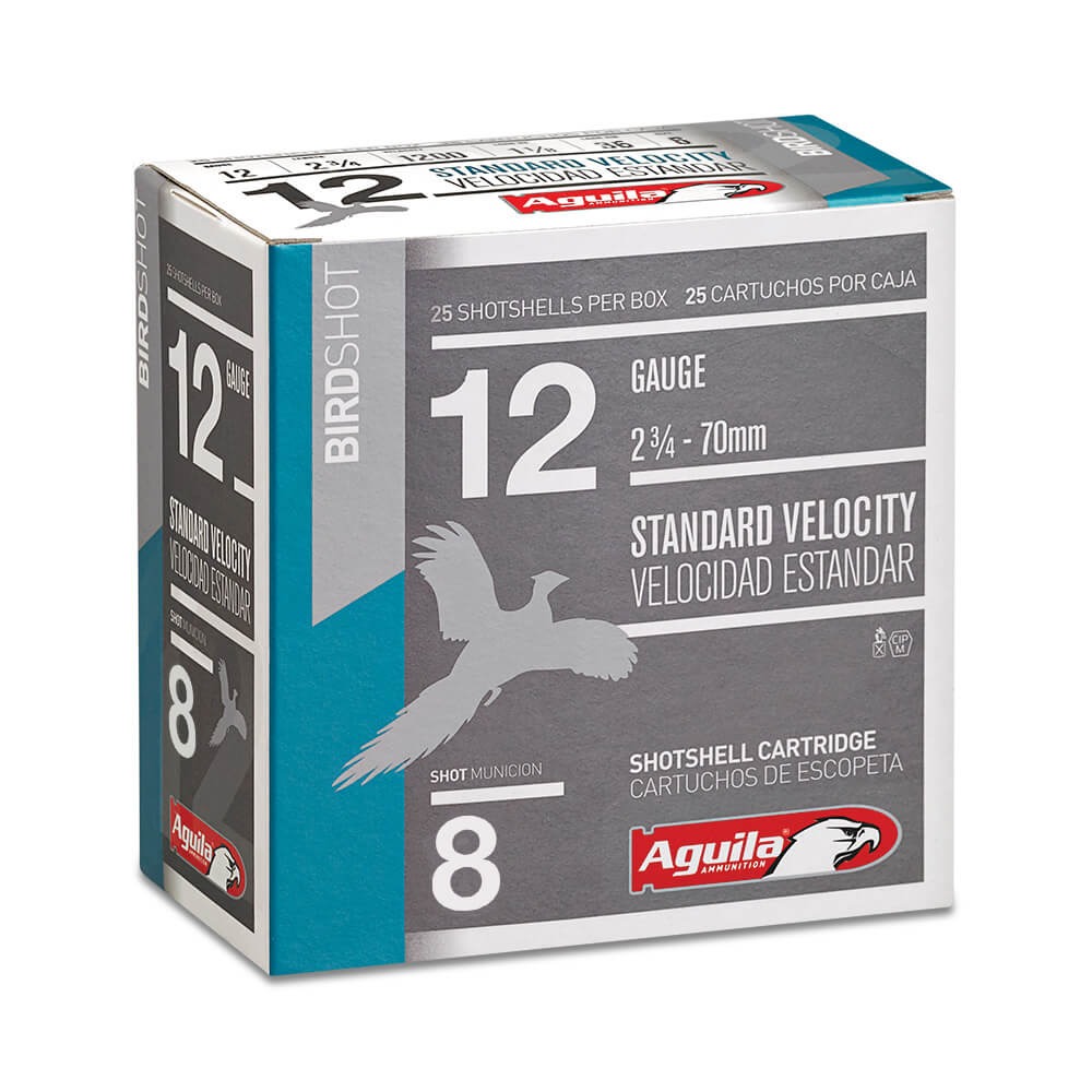 Aguila 1Chb1218 Birdshot Standard Velocity 12Gauge 2.75 1 18oz 8Shot