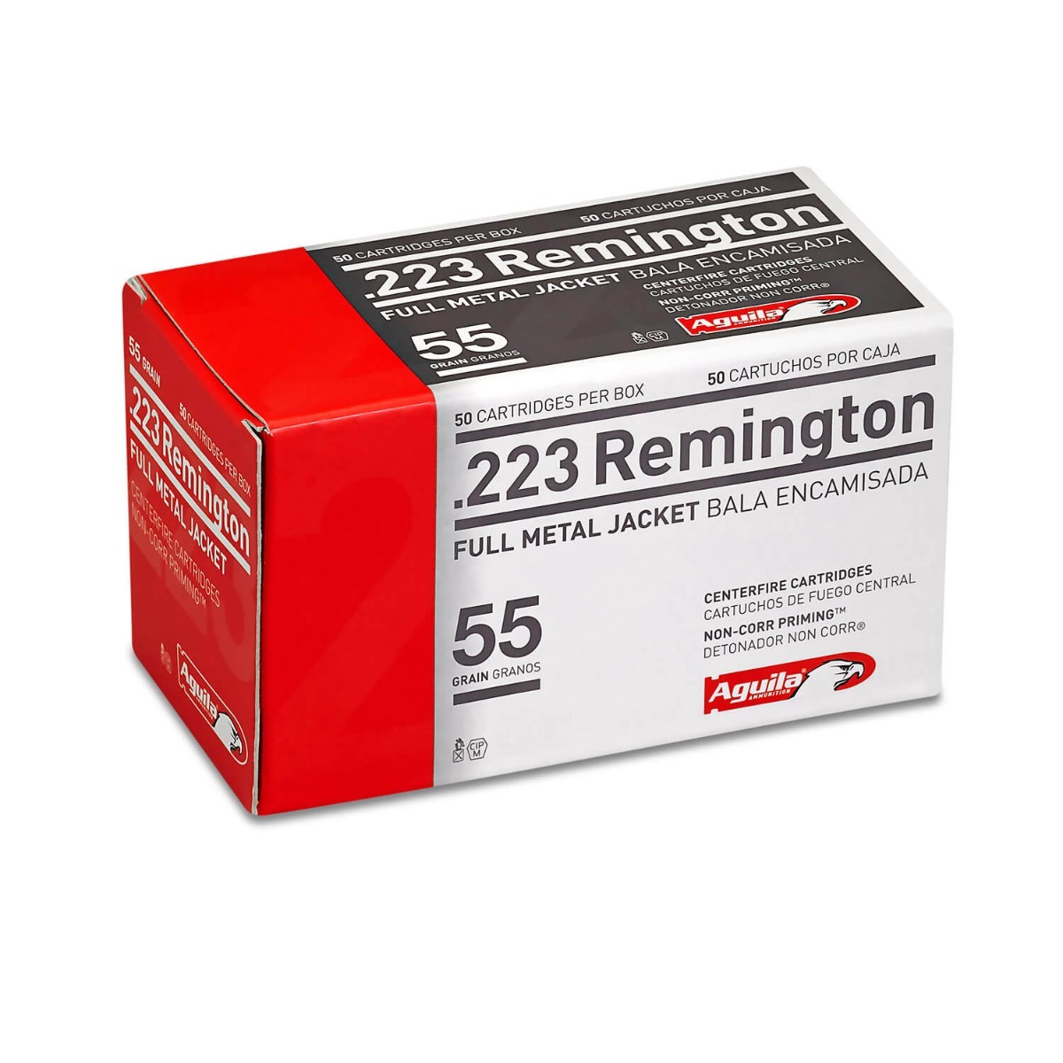 Aguila 1E223110 Target & Range Rifle 223 Rem 55 gr FMJ 50 Per Box/ 20 Cs