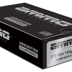 Ammo Inc Signature Hunt .270 Win Rifle Ammo - 130 Grain Super Shock Tip 200rd Case 270W130SST
