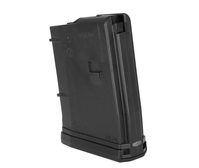 MFT 10PM556BAG MFT STD Poly Mag AR15 5.56/223 Blk 10rd