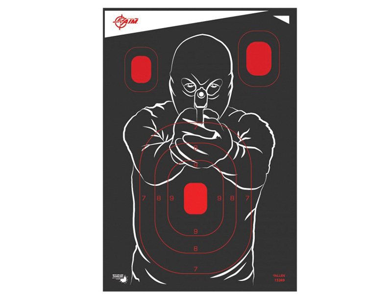 Allen 15249 Silhouette Target 12 in x 18 in Non-Adhesive 5 Pack