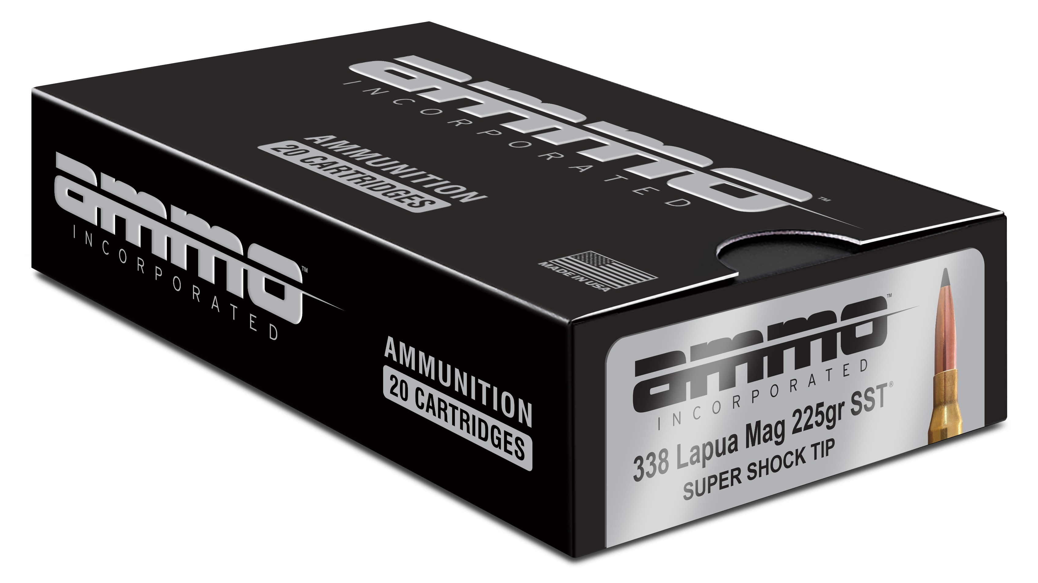 Ammo Inc. AI Signature 338 Lapua Magnum 225gr SST 20 Rounds