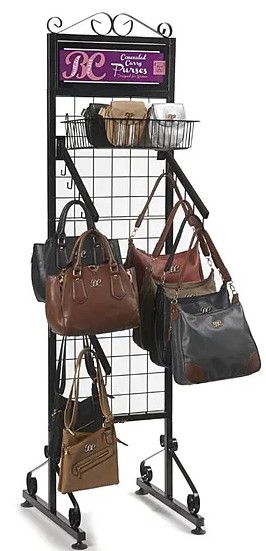 Bulldog BDP-025R Concealed Carry Purse Display - Includes Free Rack, 6 Models, 20 Purses Total