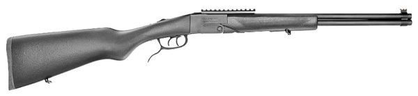 Chiappa Double Badger 22 LR/410 Gauge Over/Under 1+1 20" Barrels Blued Folding Receiver Fiber Optic Front/Picatinny Rear Sights Fixed Black Textured Stock
