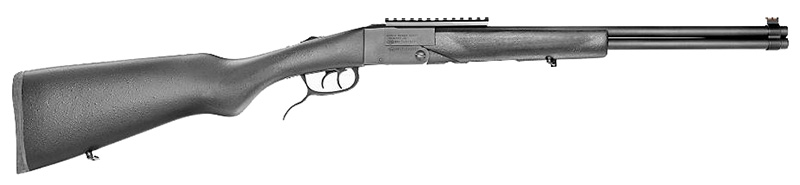 Chiappa Double Badger 22 LR/410 Gauge Over/Under 1+1 20" Barrels Blued Folding Receiver Fiber Optic Front/Picatinny Rear Sights Fixed Black Textured Stock