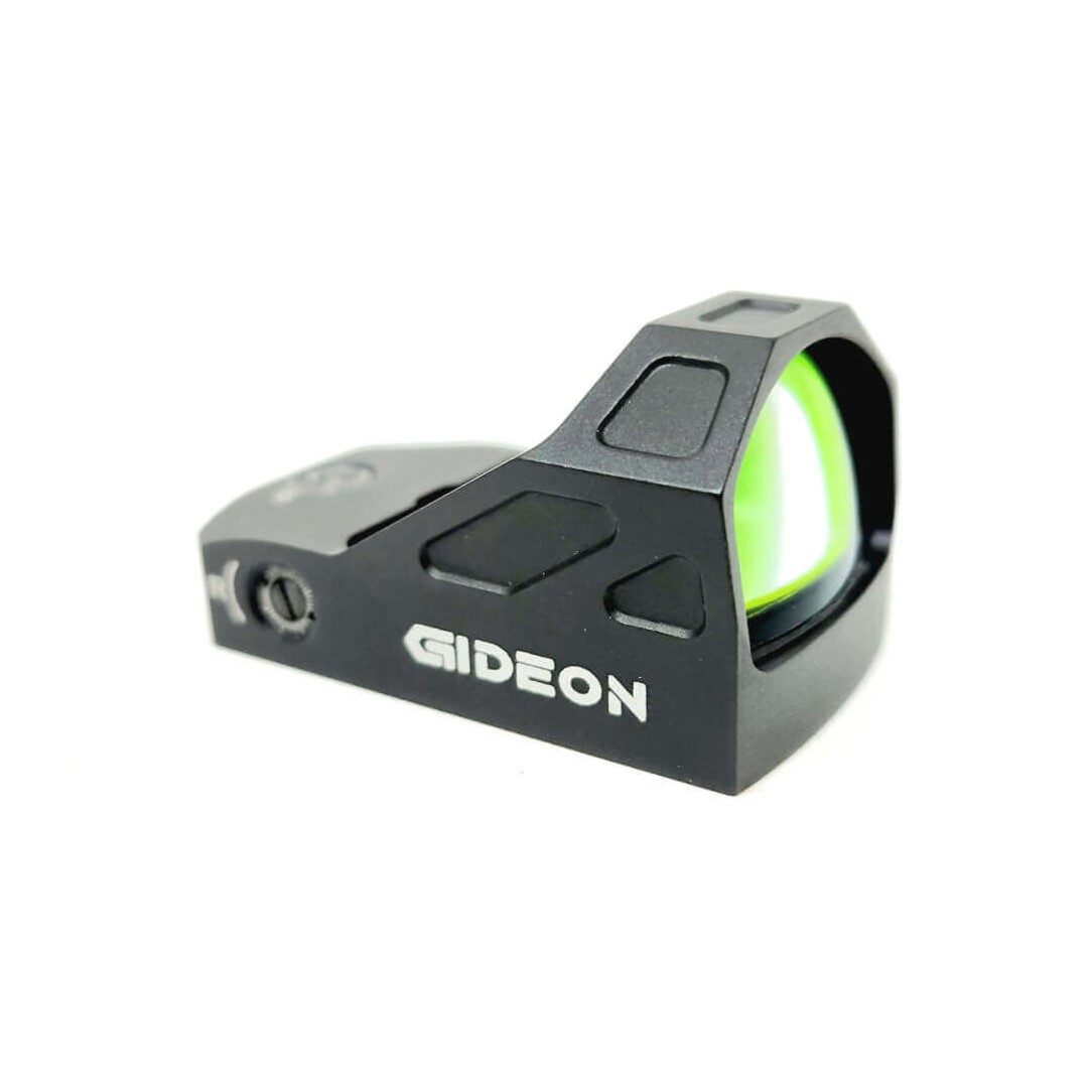 Gideon Optics AL10GN Green Circle Dot Sight 1x27mm RMR Footprint Black