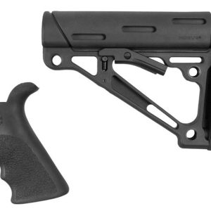 Hogue 15055 AR-15/M16 Grip & Collapsible Buttstock Kit Black