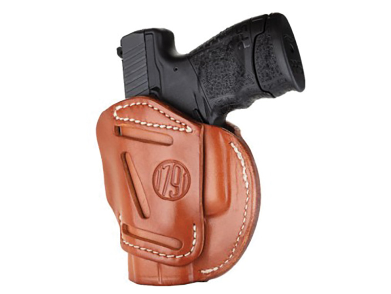 1791 Gunleather 3 Way Holster Classic Brown Ambidextrous Size 03