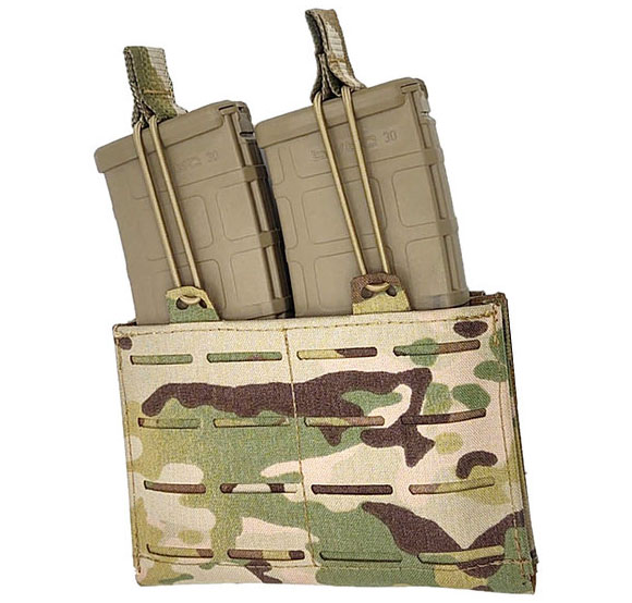 TacShield T3567OCP RZR MOLLE Double Rifle Mag Pouch OCP