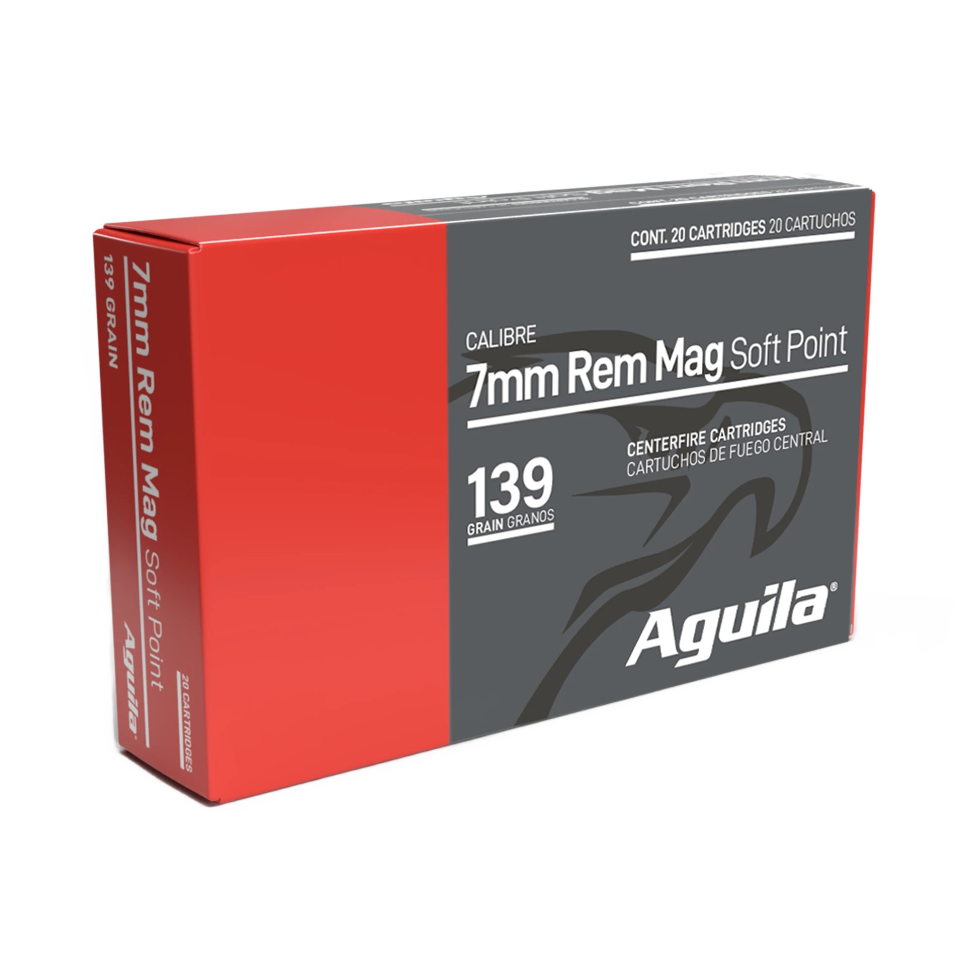 Aguila 80591AG 7mm Rem Mag 139gr InterLock BTSP 20 Rounds Box