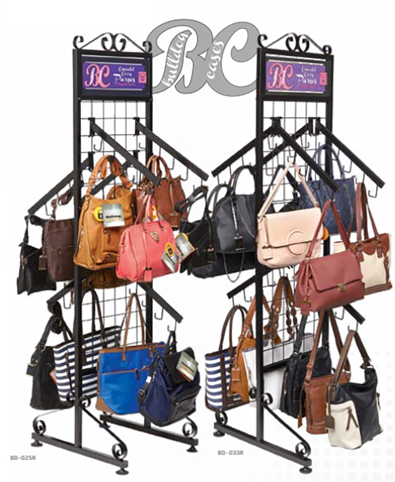 Bulldog BDP-033R Concealed Carry Purse Display with Free Rack, 13 Models