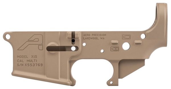 Aero Precision APAR501302C Gen 2 AR-15 Lower Receiver Flat Dark Earth