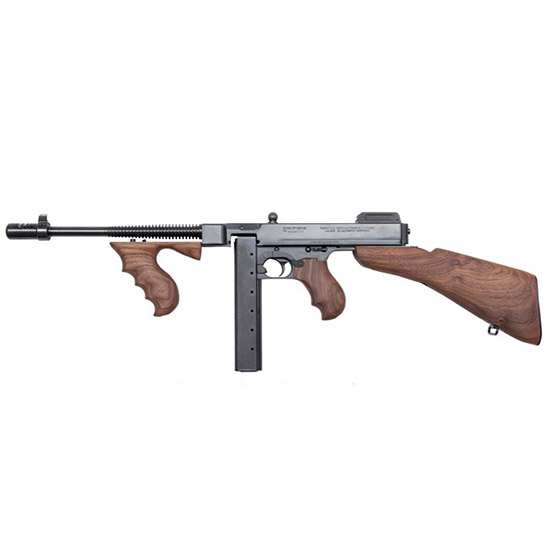 Auto-Ordnance T1SB 1927A-1 Semi-Auto Rifle, .45 ACP, 30-Round Capacity, 10.5-Inch Barrel, Walnut Stock, Black Finish
