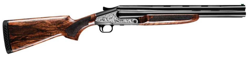 ATI ATIGKOF123B18 Triple Barrel 12 Gauge 18" Black Wood Stock Vent Rib