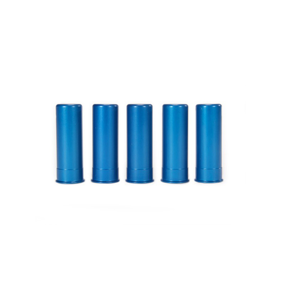 A-Zoom 12311 Aluminum Snap Cap Pack, 12 Gauge Shotgun Training Tool, 5 Count, Blue