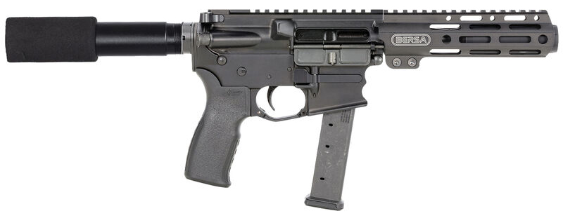 Bersa BAR9 AR Pistol 9mm 4in Barrel Hard Coat Anodized 33rd Capacity