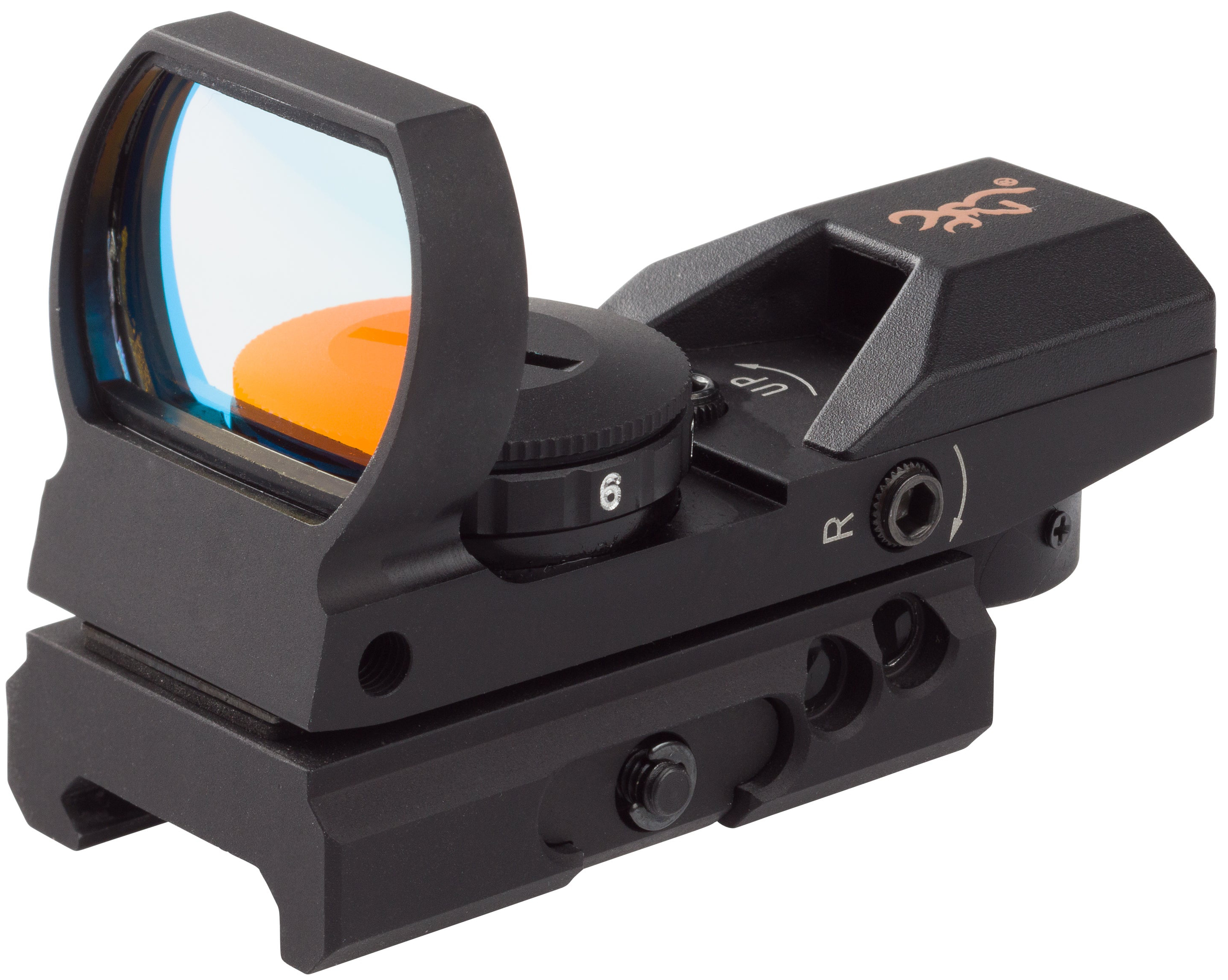 Browning Buck Mark Black Anodized 1x 3 MOA Red Multi Reticle Reflex Sight