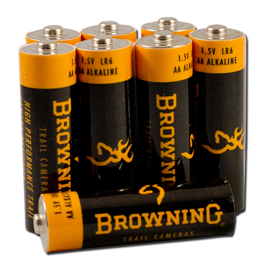 Browning Trail Cameras AA Alkaline Batteries - 8 Pack
