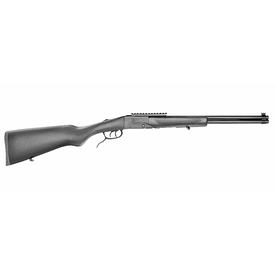 Chiappa Double Badger 22 LR/410 Gauge Over/Under 1+1 20" Barrels Blued Folding Receiver Fiber Optic Front/Picatinny Rear Sights Fixed Black Textured Stock