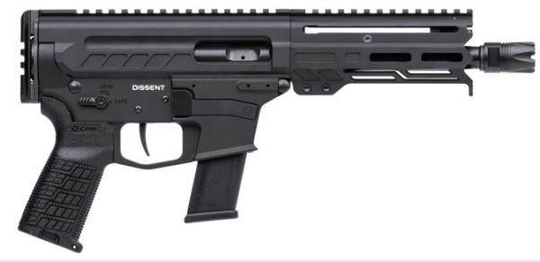 CMMG 45A4C0FAB Dissent MKG 45 ACP 13+1 6.5" Black Nitride Barrel
