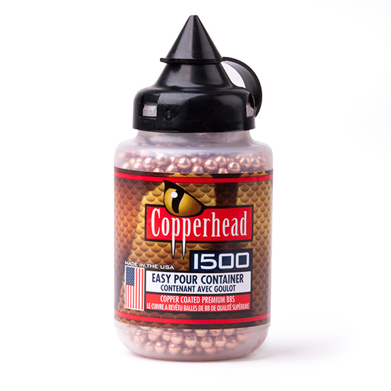 Crosman 0737 Copperhead 737 177 Copper-Coated Steel 1500 Per Bottle