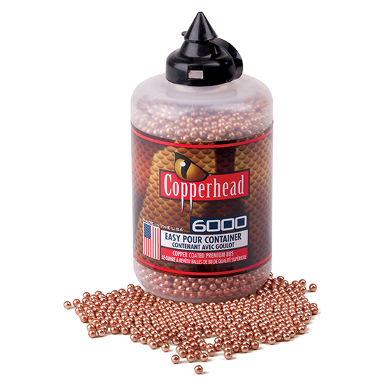 Crosman 0767 Copperhead 767 177 Copper-Coated Steel 6000 Per Bottle