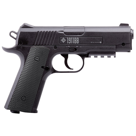 Crosman 40001 1911 Air Pistol CO2 177 20+1 Black Checkered Polymer Grips
