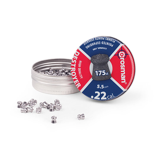 Crosman Destroyer Pellets .22 cal 175 ct. UPC: 028478137431