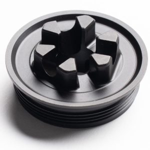 Dead Air RXD206 Flash Hider Front Cap 5.56mm Fits 0.53" Long Stainless Steel Black Nitride