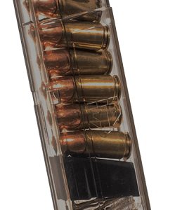 Elite Tactical Systems ETS Pistol Magazine S&W M&P 9 Shield 9mm Luger 7 Round Carbon Smoke