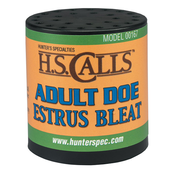 Hunters Specialties 00167 Adult Doe Estrus Can Call Deer Attractant Black