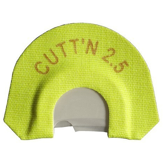 HS Strut Cuttn 2.5 Diaphragm Call Double Reed Attracts Turkeys Yellow