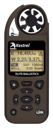 Kestrel 0857ALFDE 5700 Elite Weather Meter with LiNK & Ballistics App FDE