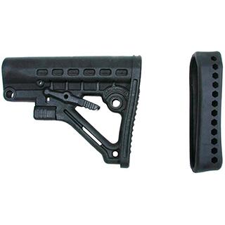 Archangel AA120 Buttstock 6 Position Adjustable Black Polymer AR-Platform
