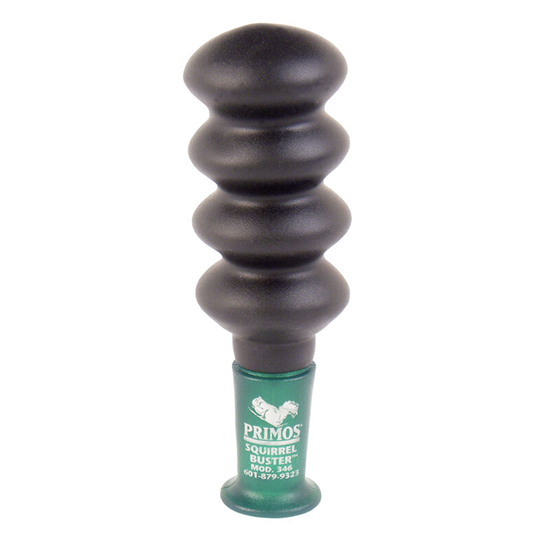 Primos 373 Squirrel Buster Call Black Rubber Reproduces Five Calls