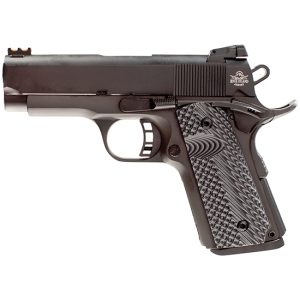 Rock Island Rock Ultra CS 45 ACP 7-Round Pistol, 3.5" Barrel, Parkerized Matte Finish, G10 Tactical Grips, Skeletonized Trigger, Adjustable Sights