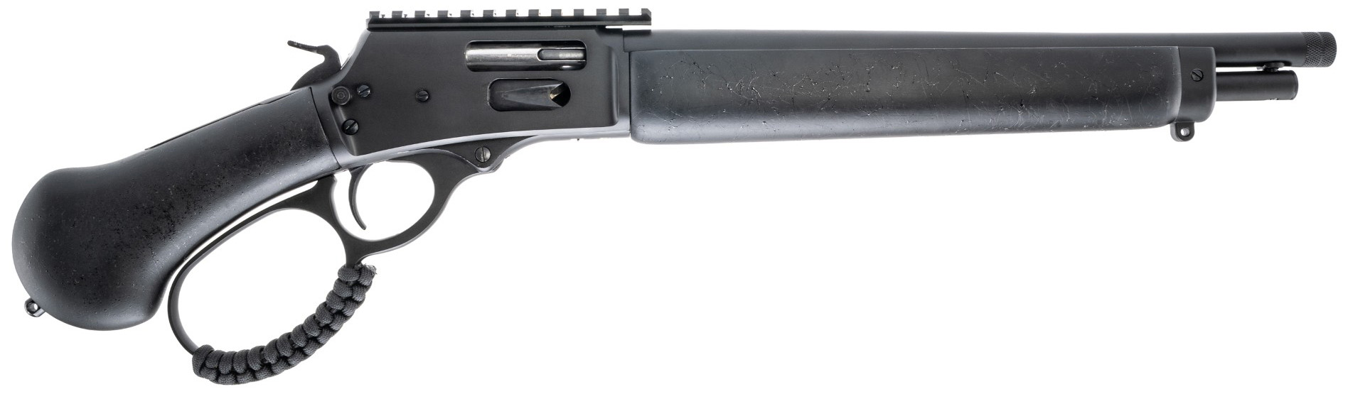 Rossi 95P454131 R95 454 Casull 4+1 13.25" Black Cerakote Steel Barrel, Black Cerakote Steel Frame, Picatinny Rail
