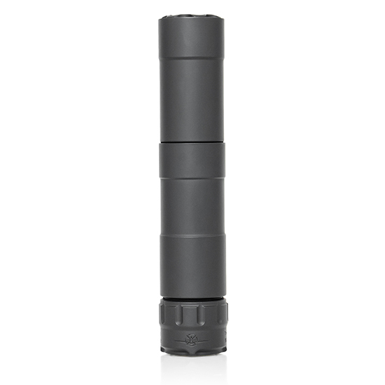 Rugged Suppressor Mustang 22 LR 1.06" D Black Cerakote 7075-T6 Aluminum Baffles/Tube