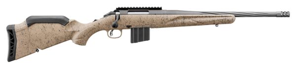 6mm ARC Rifle with 16.1" Spiral-Fluted Cobalt Cerakote Barrel & FDE Splatter Gen II Stock