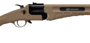 Savage 23003 42 Takedown Rifle/Shotgun .22WMR/.410 FDE Synthetic/Black
