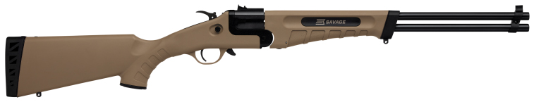 Savage 23004 42 Takedown Rifle/Shotgun 22LR/410 FDE Synthetic 20"