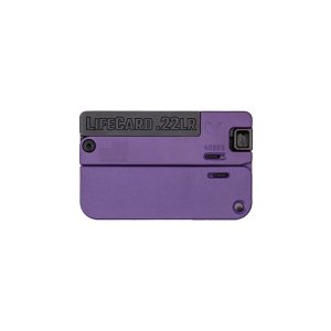 Trailblazer Lifecard 22LR Bright Purple Poly - Folding Single-Shot Pistol, Credit Card Size, Lightweight & Ambidextrous